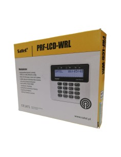 Teclado inalámbrico Satel prf-lcd-wrl 2